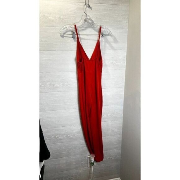 Capella‎ Women’s Sexy Deep V Neck Spaghetti Strap Surplice Jumpsuit Romper - Picture 4 of 5